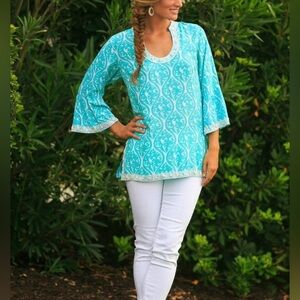 Medium Escapada Beaded Tunic Top